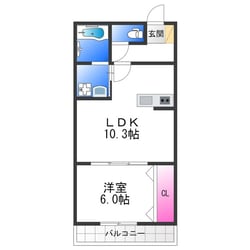 REGIES堺七道の物件間取画像